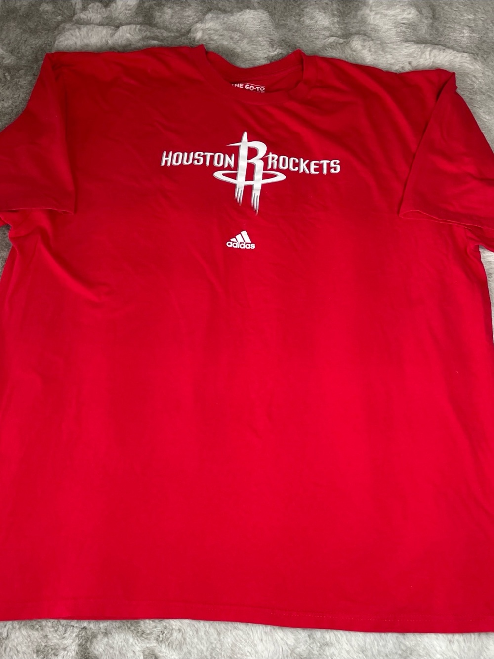 adidas Houston Rockets Red Short Sleeve Tee-0228